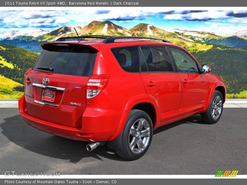 Barcelona Red Metallic / Dark Charcoal 2011 Toyota RAV4 V6 Sport 4WD