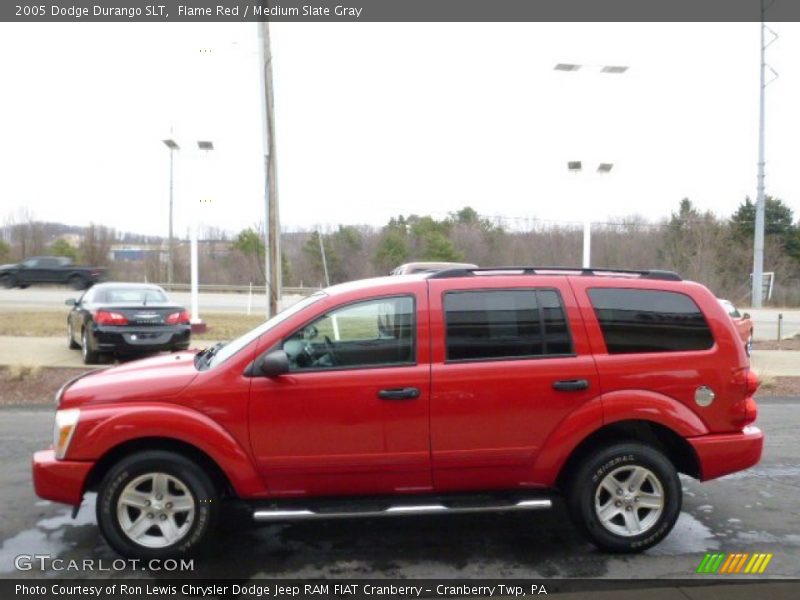 Flame Red / Medium Slate Gray 2005 Dodge Durango SLT