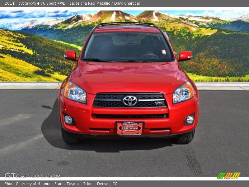 Barcelona Red Metallic / Dark Charcoal 2011 Toyota RAV4 V6 Sport 4WD