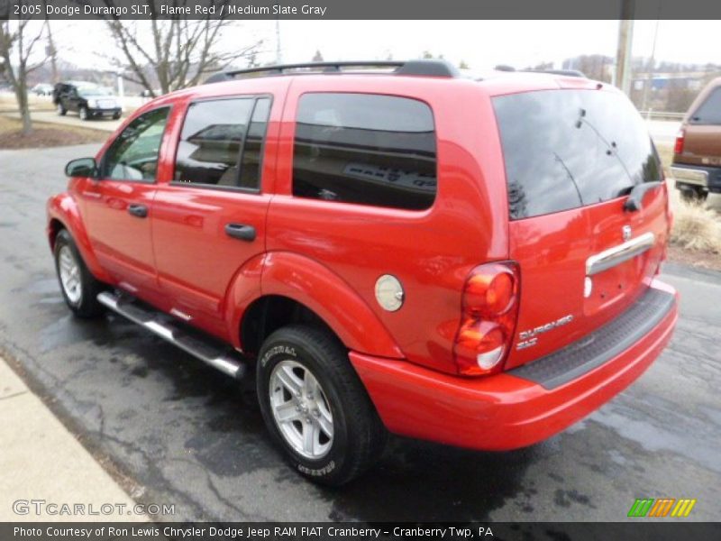 Flame Red / Medium Slate Gray 2005 Dodge Durango SLT