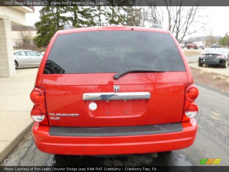 Flame Red / Medium Slate Gray 2005 Dodge Durango SLT