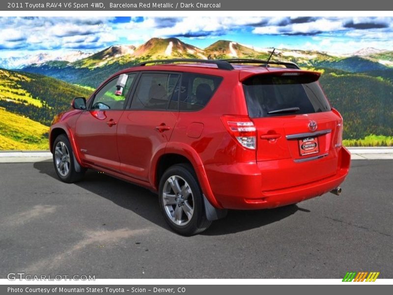 Barcelona Red Metallic / Dark Charcoal 2011 Toyota RAV4 V6 Sport 4WD