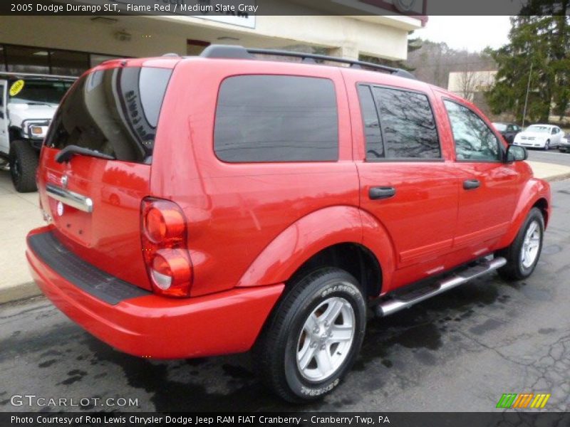 Flame Red / Medium Slate Gray 2005 Dodge Durango SLT