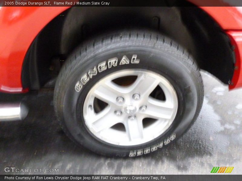 Flame Red / Medium Slate Gray 2005 Dodge Durango SLT