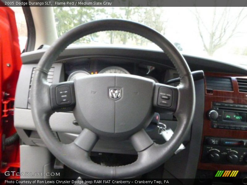 Flame Red / Medium Slate Gray 2005 Dodge Durango SLT