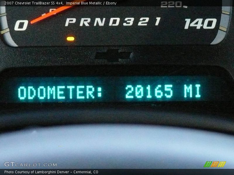 Imperial Blue Metallic / Ebony 2007 Chevrolet TrailBlazer SS 4x4