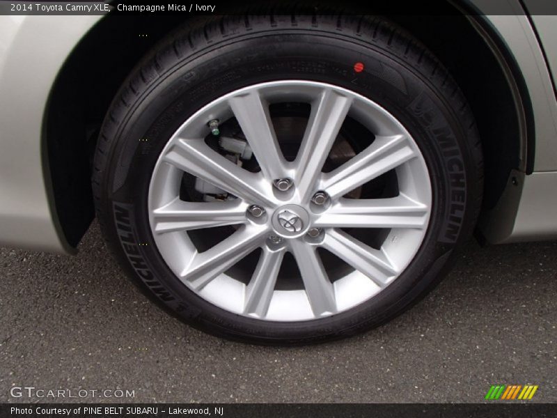 Champagne Mica / Ivory 2014 Toyota Camry XLE