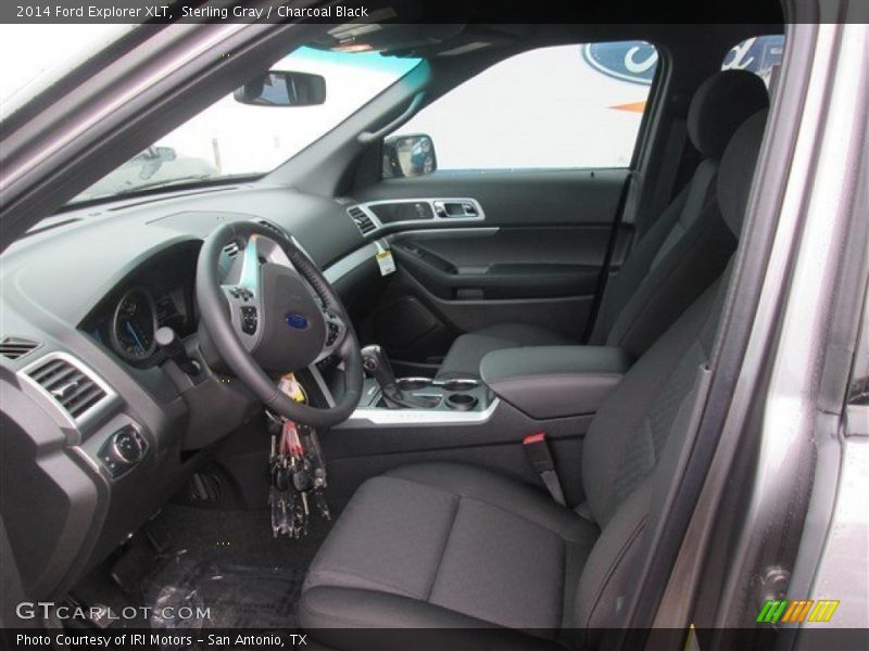 Sterling Gray / Charcoal Black 2014 Ford Explorer XLT
