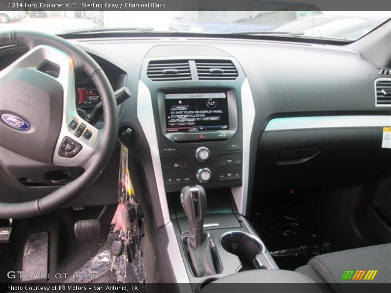 Sterling Gray / Charcoal Black 2014 Ford Explorer XLT
