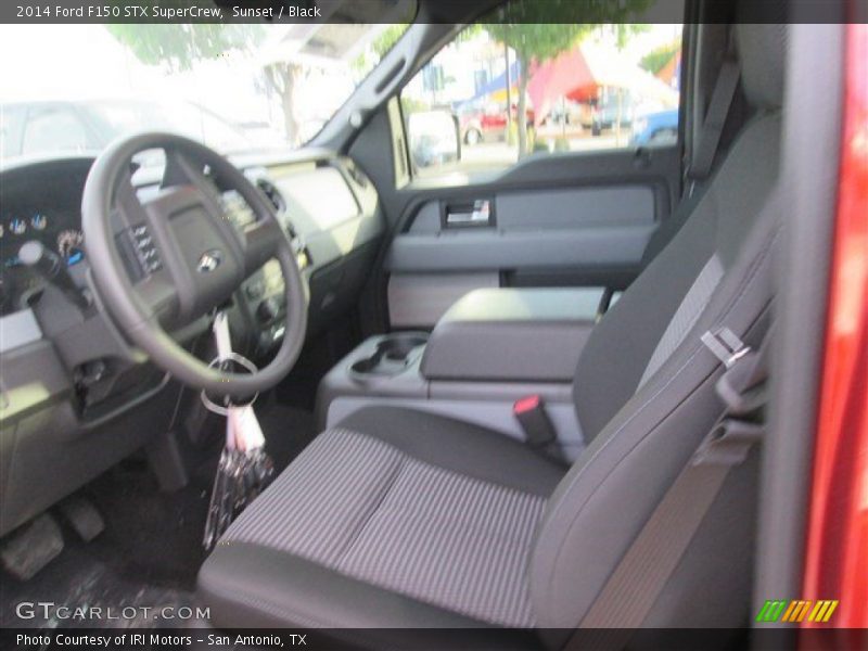 Sunset / Black 2014 Ford F150 STX SuperCrew