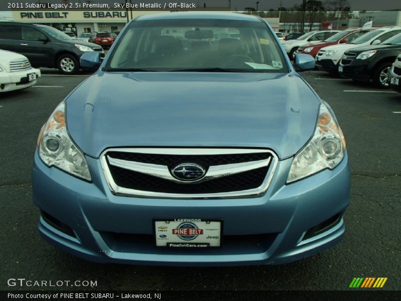 Sky Blue Metallic / Off-Black 2011 Subaru Legacy 2.5i Premium