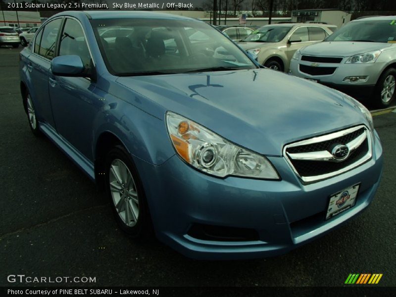 Sky Blue Metallic / Off-Black 2011 Subaru Legacy 2.5i Premium