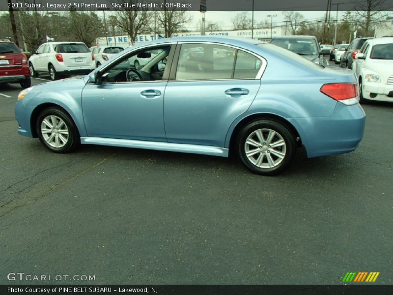Sky Blue Metallic / Off-Black 2011 Subaru Legacy 2.5i Premium