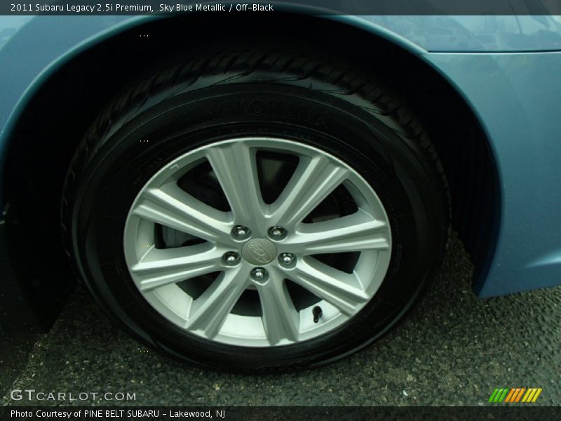 Sky Blue Metallic / Off-Black 2011 Subaru Legacy 2.5i Premium