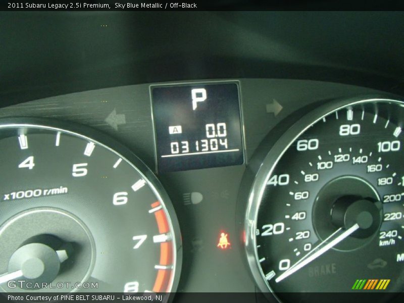 Sky Blue Metallic / Off-Black 2011 Subaru Legacy 2.5i Premium