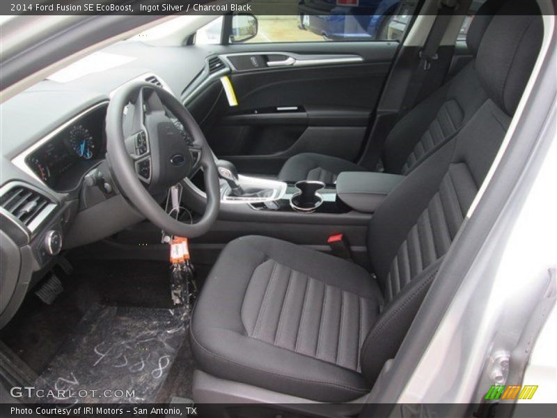 Ingot Silver / Charcoal Black 2014 Ford Fusion SE EcoBoost