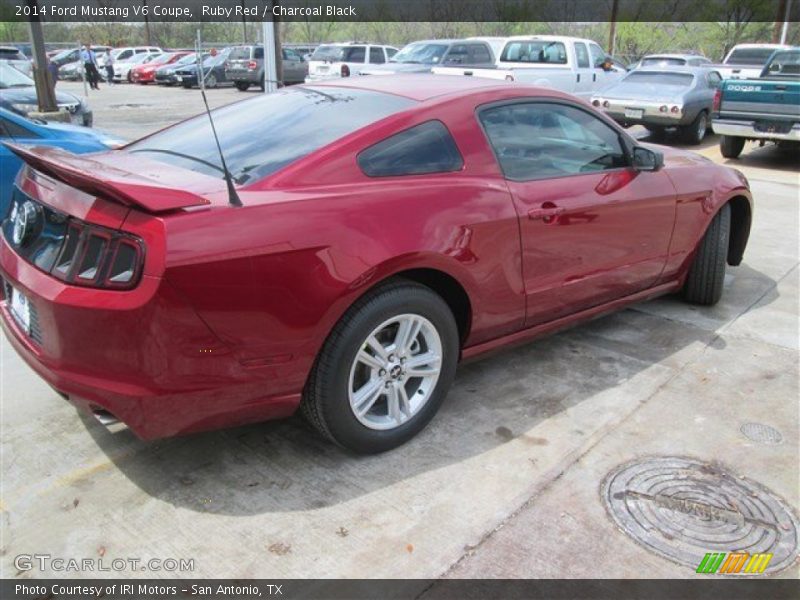 Ruby Red / Charcoal Black 2014 Ford Mustang V6 Coupe
