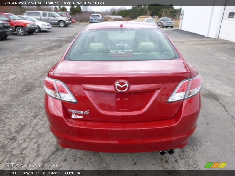 Sangria Red Mica / Beige 2009 Mazda MAZDA6 i Touring