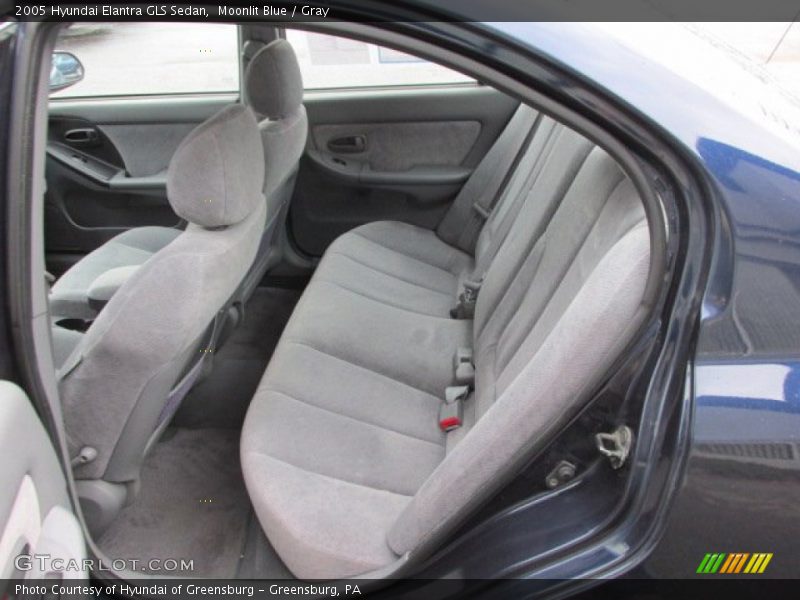 Moonlit Blue / Gray 2005 Hyundai Elantra GLS Sedan