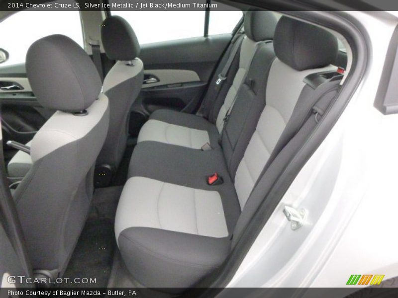 Silver Ice Metallic / Jet Black/Medium Titanium 2014 Chevrolet Cruze LS