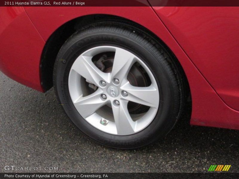 Red Allure / Beige 2011 Hyundai Elantra GLS