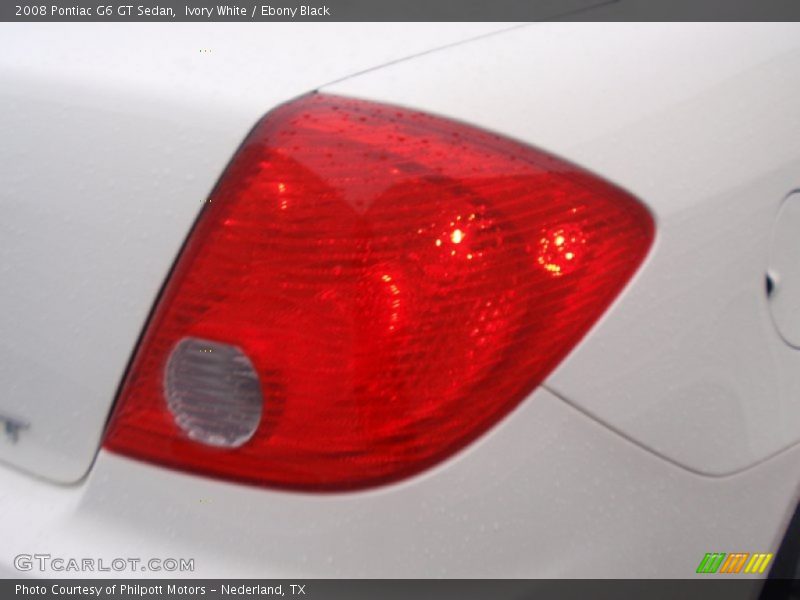 Ivory White / Ebony Black 2008 Pontiac G6 GT Sedan