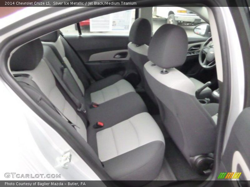 Silver Ice Metallic / Jet Black/Medium Titanium 2014 Chevrolet Cruze LS