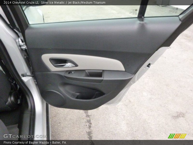 Silver Ice Metallic / Jet Black/Medium Titanium 2014 Chevrolet Cruze LS