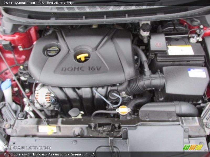 Red Allure / Beige 2011 Hyundai Elantra GLS