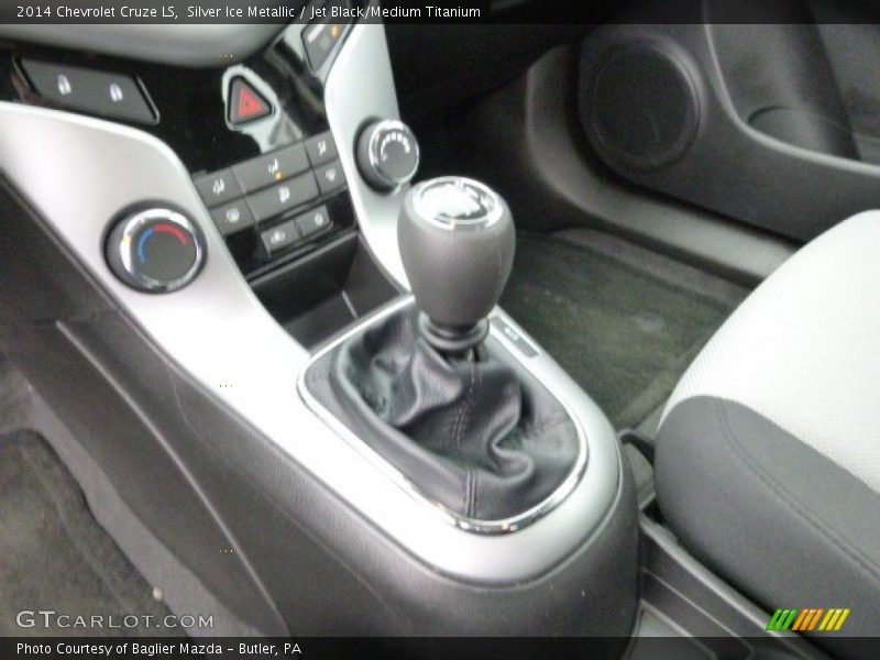 Silver Ice Metallic / Jet Black/Medium Titanium 2014 Chevrolet Cruze LS
