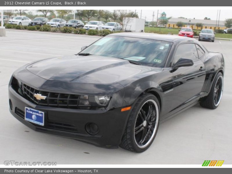 Black / Black 2012 Chevrolet Camaro LS Coupe