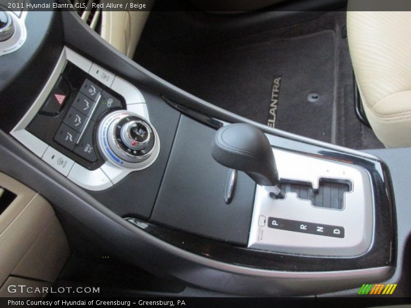 Red Allure / Beige 2011 Hyundai Elantra GLS