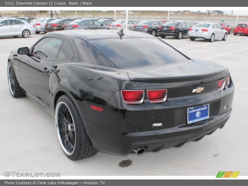 Black / Black 2012 Chevrolet Camaro LS Coupe