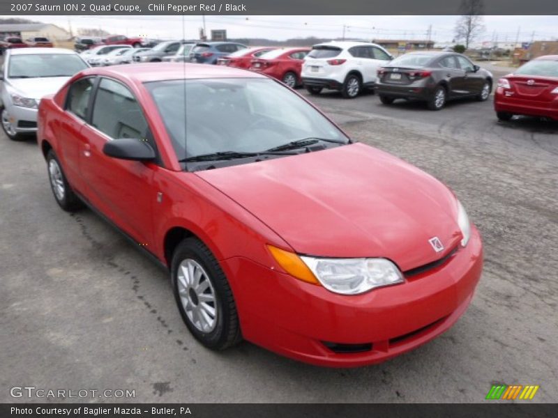  2007 ION 2 Quad Coupe Chili Pepper Red
