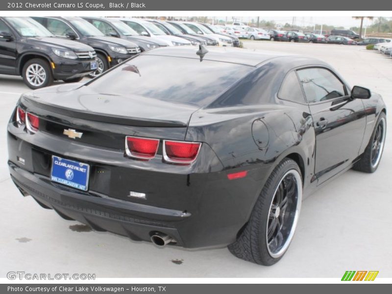 Black / Black 2012 Chevrolet Camaro LS Coupe