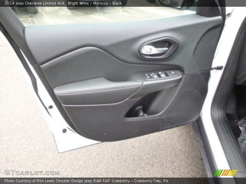 Bright White / Morocco - Black 2014 Jeep Cherokee Limited 4x4