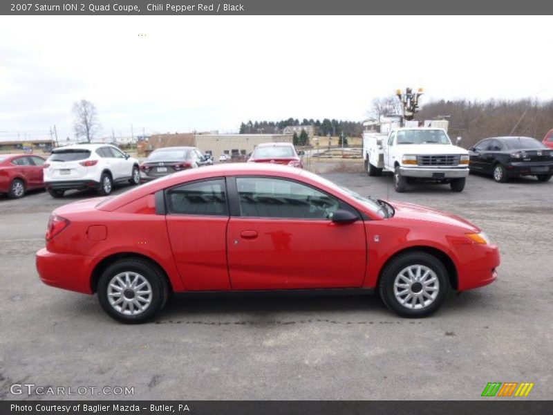  2007 ION 2 Quad Coupe Chili Pepper Red