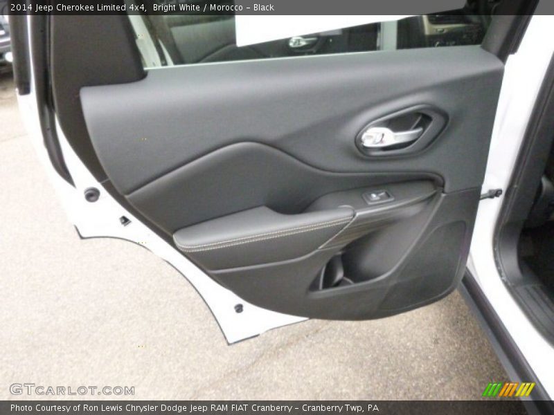 Bright White / Morocco - Black 2014 Jeep Cherokee Limited 4x4
