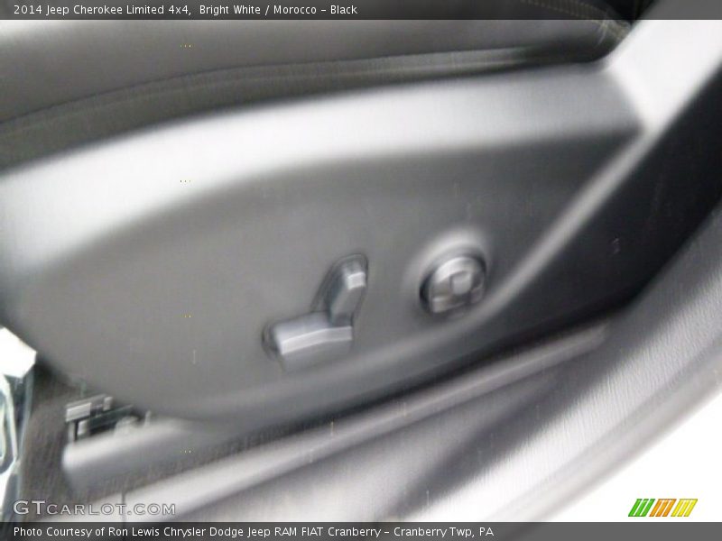 Bright White / Morocco - Black 2014 Jeep Cherokee Limited 4x4