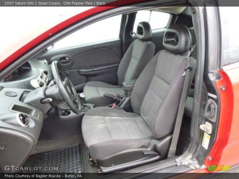 Front Seat of 2007 ION 2 Quad Coupe