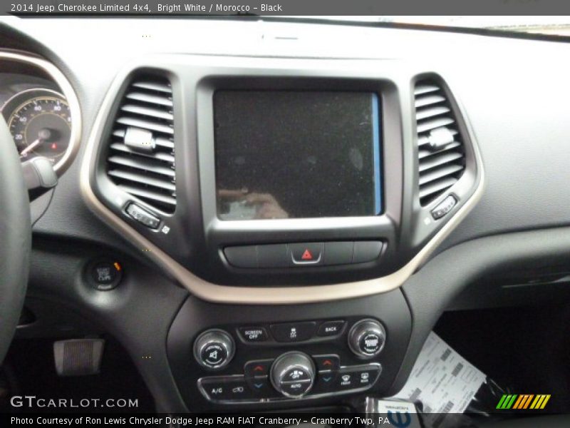 Bright White / Morocco - Black 2014 Jeep Cherokee Limited 4x4