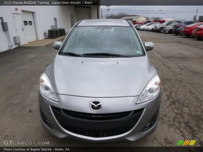 Liquid Silver Metallic / Black 2013 Mazda MAZDA5 Touring