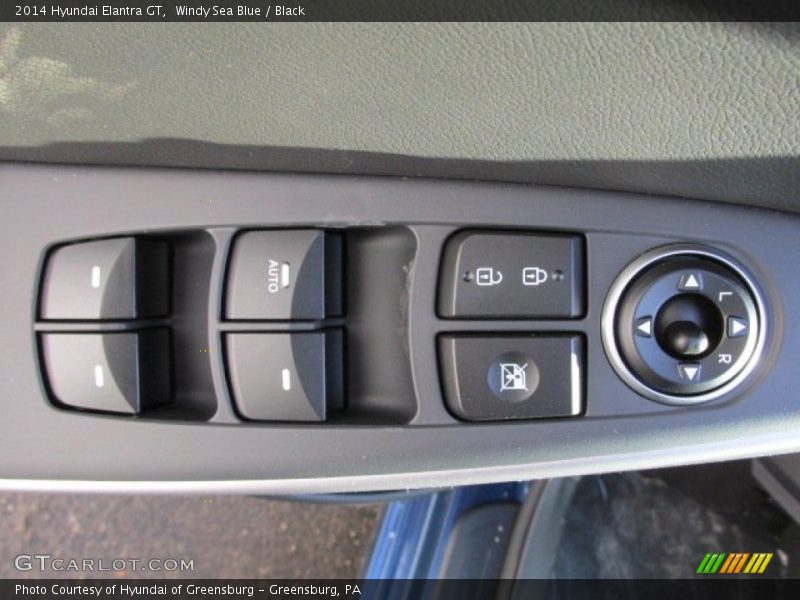 Windy Sea Blue / Black 2014 Hyundai Elantra GT