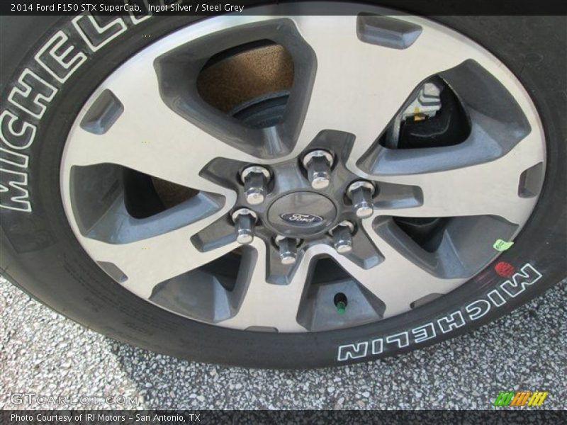 Ingot Silver / Steel Grey 2014 Ford F150 STX SuperCab