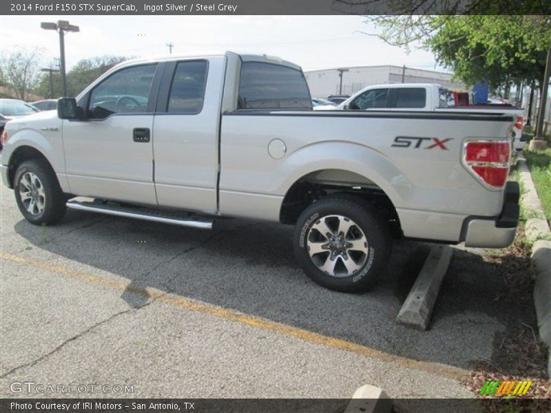 Ingot Silver / Steel Grey 2014 Ford F150 STX SuperCab