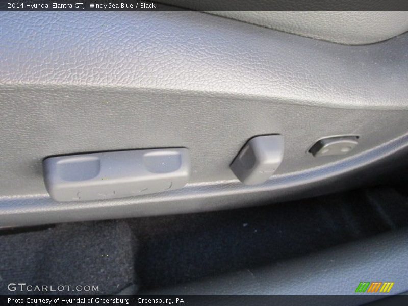 Windy Sea Blue / Black 2014 Hyundai Elantra GT