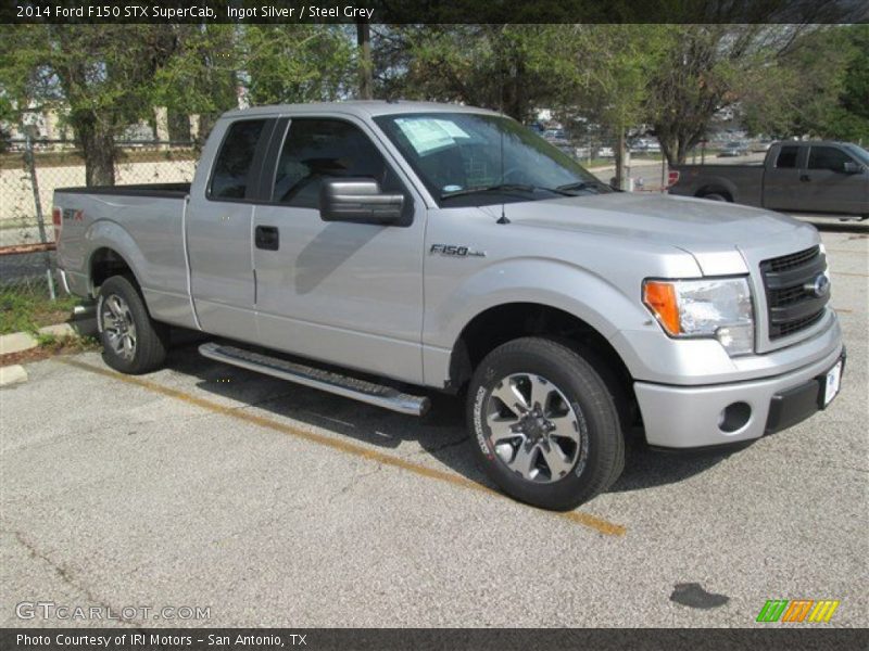 Ingot Silver / Steel Grey 2014 Ford F150 STX SuperCab