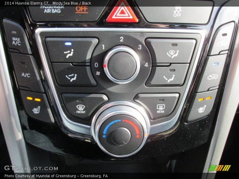 Windy Sea Blue / Black 2014 Hyundai Elantra GT