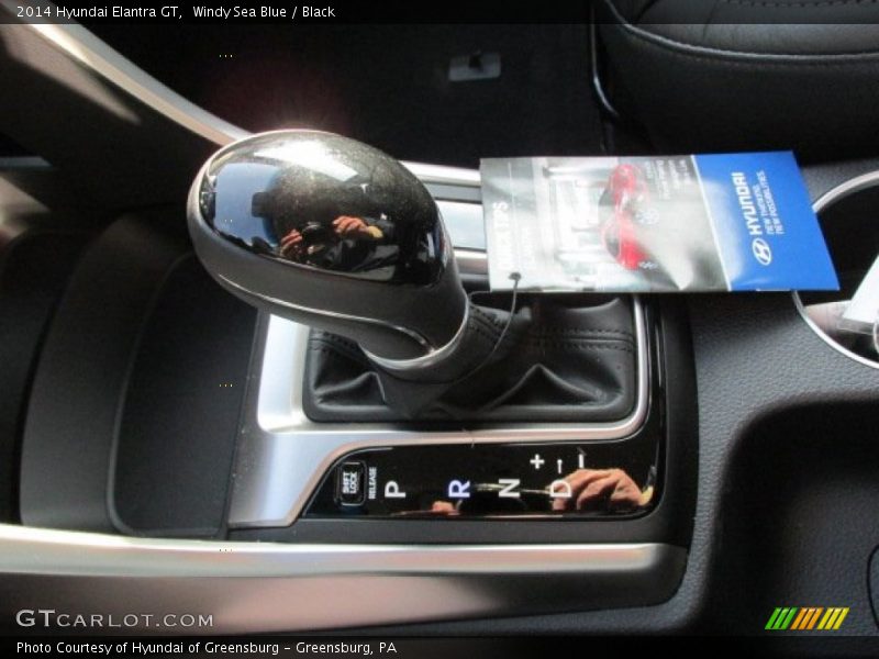 Windy Sea Blue / Black 2014 Hyundai Elantra GT