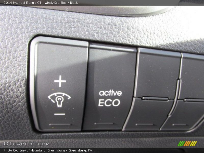Windy Sea Blue / Black 2014 Hyundai Elantra GT